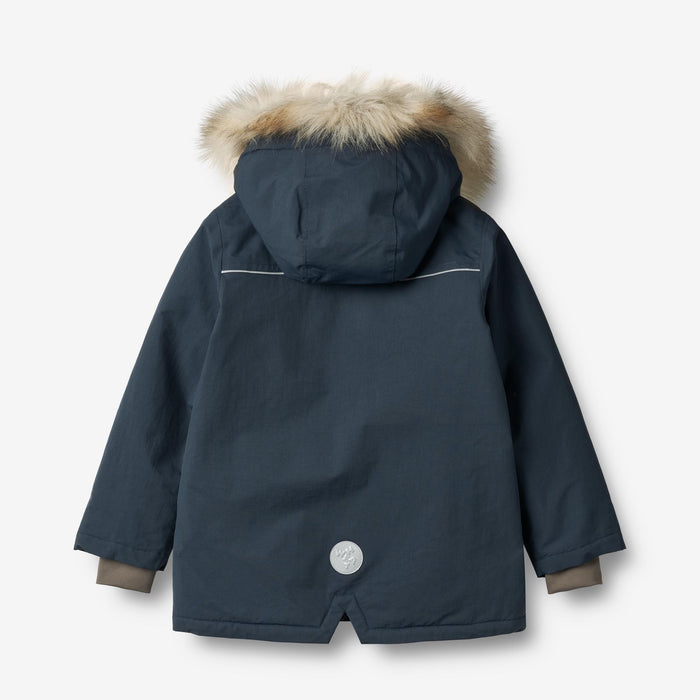 Wheat Outerwear Jacket Kasper Tech Jacket 1108 dark blue