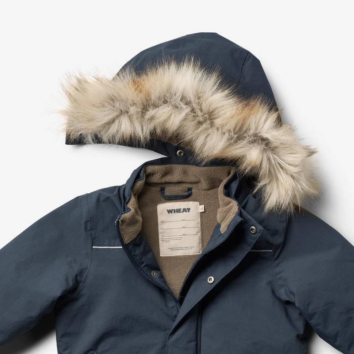 Wheat Outerwear Jacket Kasper Tech Jacket 1108 dark blue