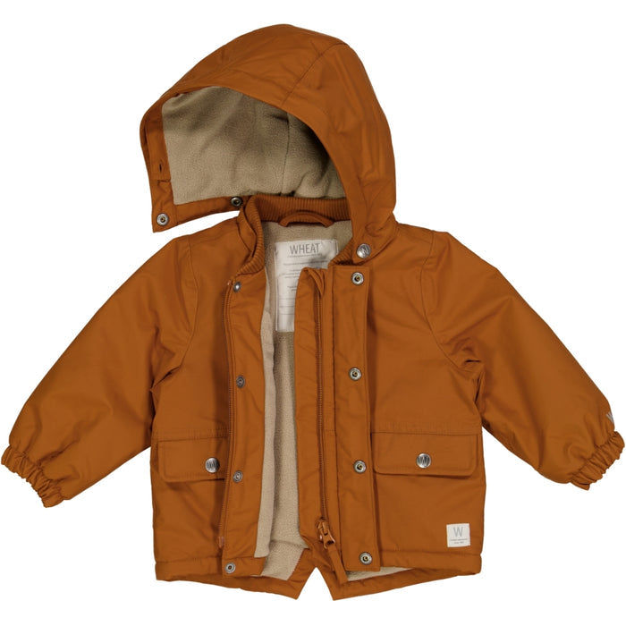 Wheat Outerwear Jacket Lasse Tech Jacket 3024 cinnamon