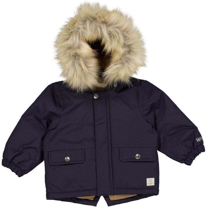 Wheat Outerwear Jacket Lasse Tech Jacket 1020 deep blue