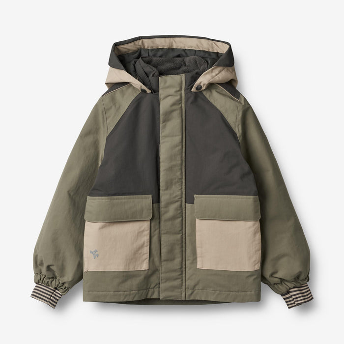Wheat Outerwear Jacket Laust Tech Jacket 1133 dry leaves