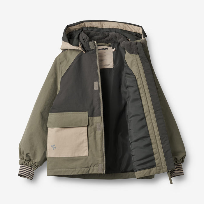 Wheat Outerwear Jacket Laust Tech Jacket 1133 dry leaves