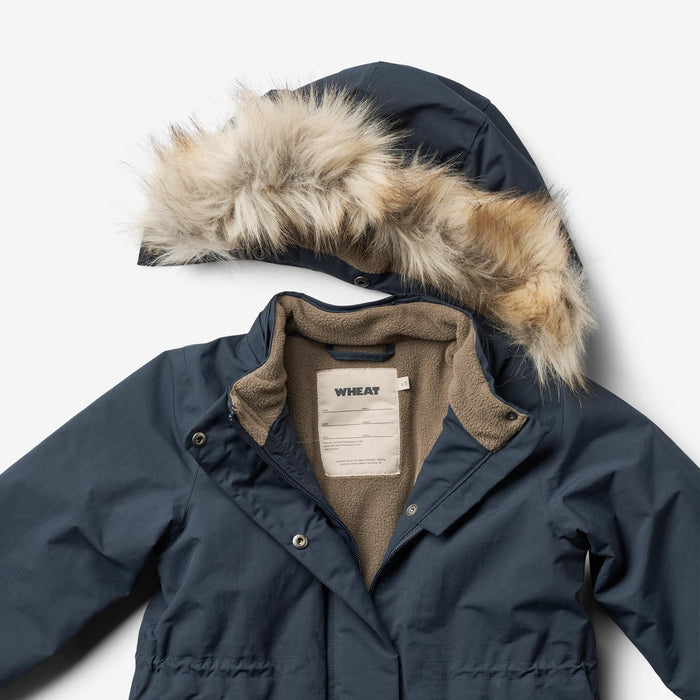 Wheat Outerwear Jacket Mathilde Tech Jacket 1108 dark blue