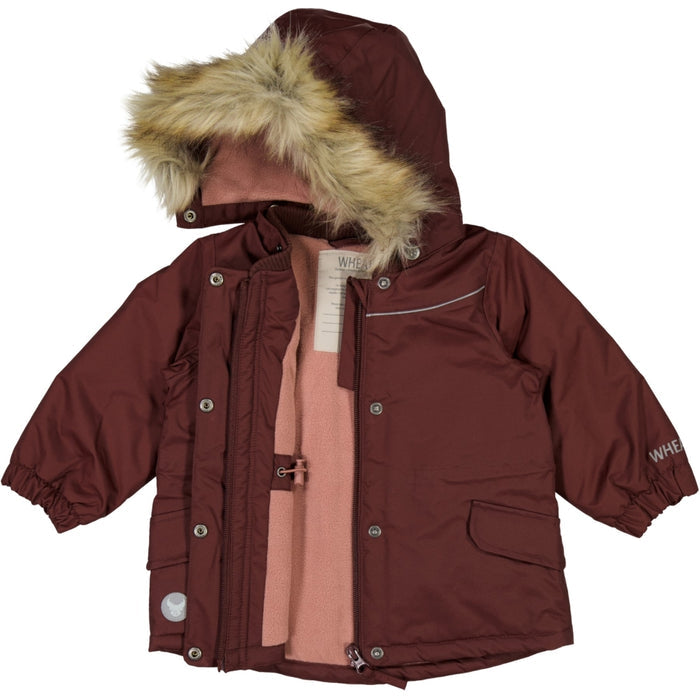 Wheat Outerwear Jacket Mathilde Tech Jacket 2750 maroon