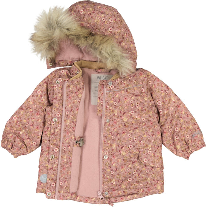 Wheat Outerwear Jacket Mathilde Tech Jacket 9022 snow flowers