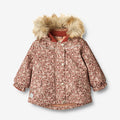 Wheat Outerwear Jacket Mathilde Tech | Baby Jacket 2036 rose dust flowers