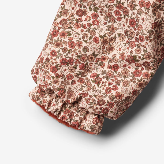 Wheat Outerwear Jacket Mathilde Tech | Baby Jacket 2036 rose dust flowers