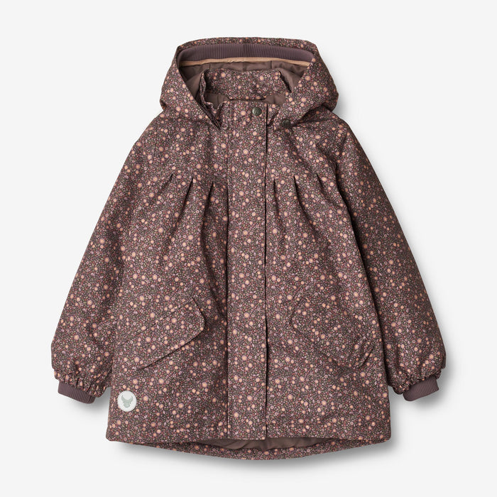 Wheat Outerwear Jacket Mimmi Tech Jacket 3121 eggplant buttercups