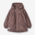 Wheat Outerwear Jacket Mimmi Tech Jacket 3121 eggplant buttercups