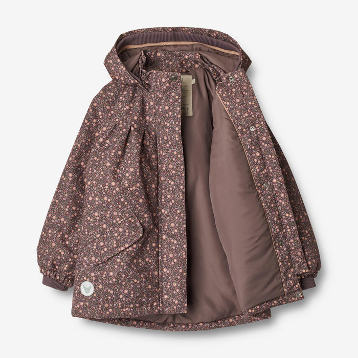 Wheat Outerwear Jacket Mimmi Tech Jacket 3121 eggplant buttercups