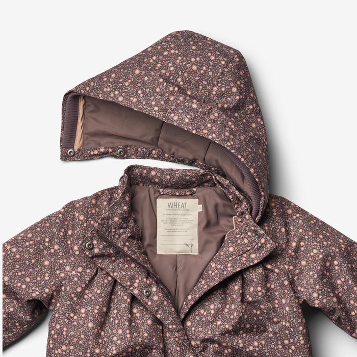 Wheat Outerwear Jacket Mimmi Tech Jacket 3121 eggplant buttercups