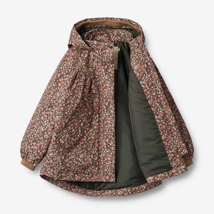 Wheat Outerwear Jacket Mimmi Tech Jacket 1186 raven wild flowers