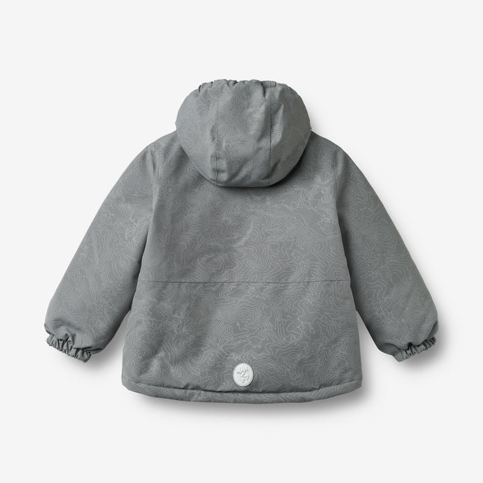 Wheat Outerwear Jacket Svende Jacket 9733 reflective elevation map