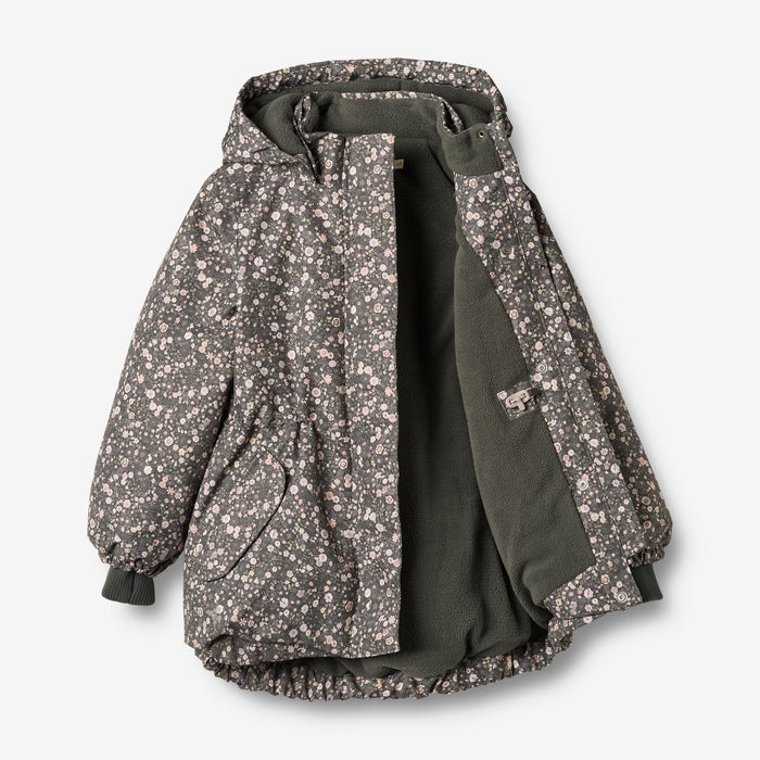 Wheat Outerwear Jacket Tove Tech Jacket 9528 black sea open flowers