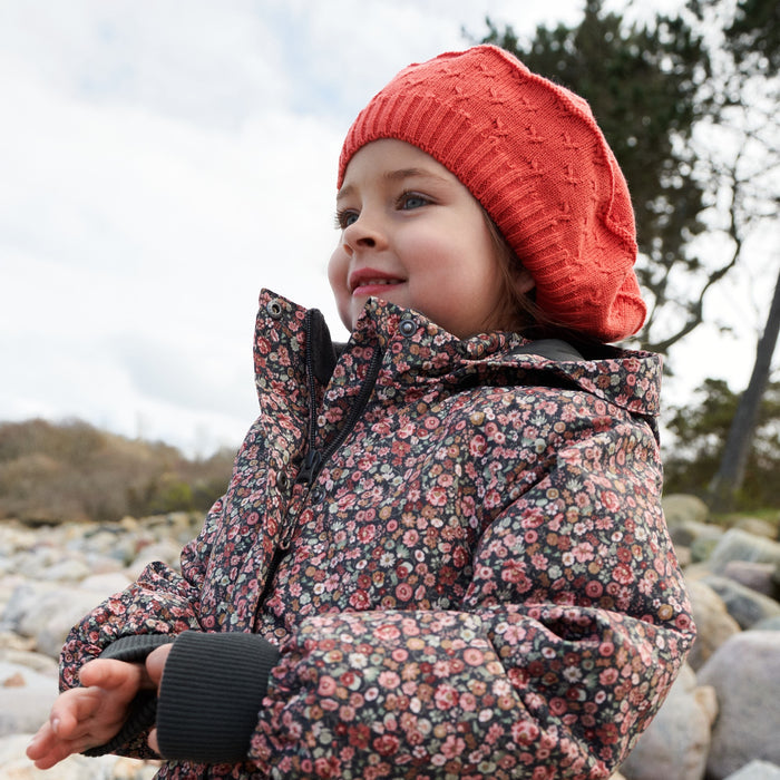 Wheat Outerwear Jacket Tove Tech Jacket 1186 raven wild flowers