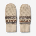 Wheat Outerwear Jacquard Mittens Cotta Accessory 3000 brown