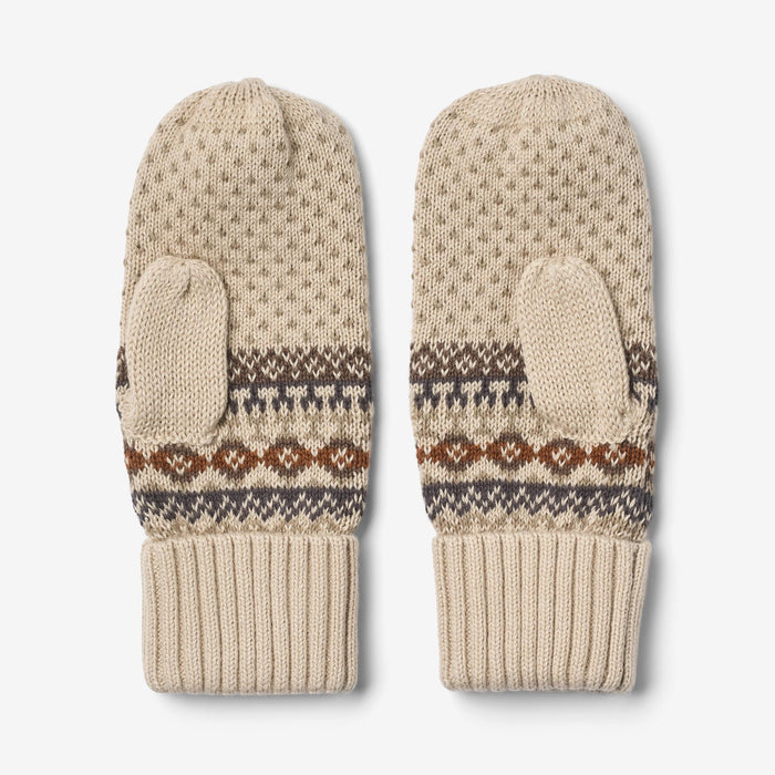 Wheat Outerwear Jacquard Mittens Cotta Accessory 3000 brown
