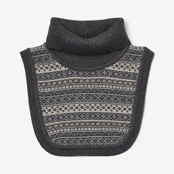 Wheat Outerwear Jacquard Neckwarmer Majo Accessory 0064 charcoal melange