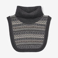 Wheat Outerwear Jacquard Neckwarmer Majo Accessory 0064 charcoal melange