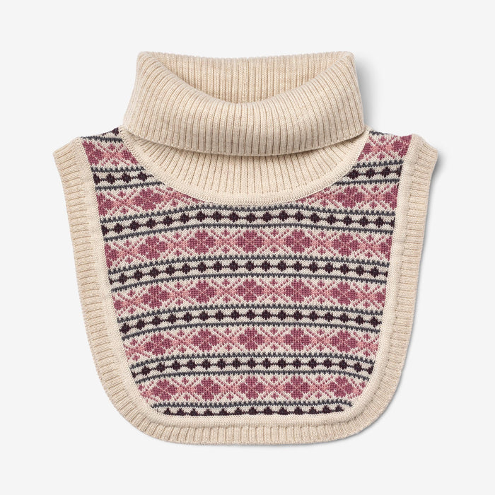 Wheat Outerwear Jacquard Neckwarmer Majo Accessory 3129 eggshell