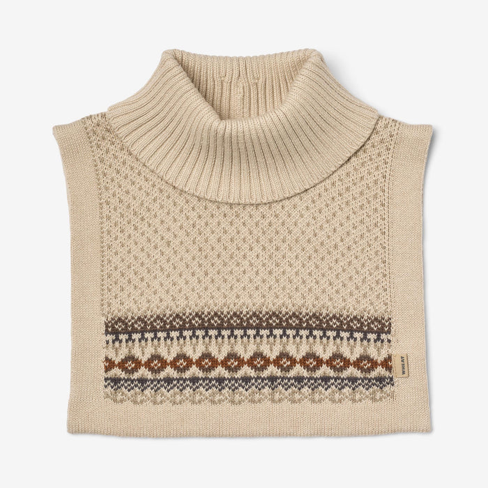 Wheat Outerwear Jacquard Neckwarmer Stoffe Accessory 3000 brown