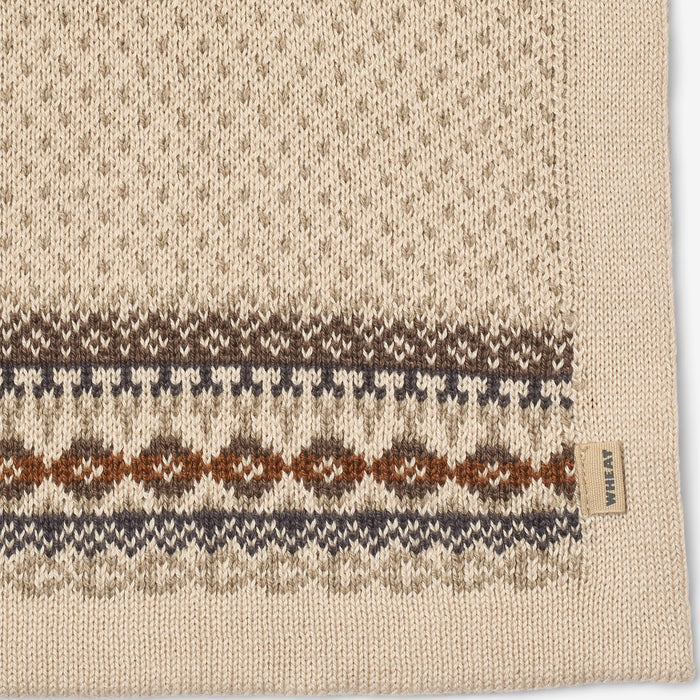 Wheat Outerwear Jacquard Neckwarmer Stoffe Accessory 3000 brown