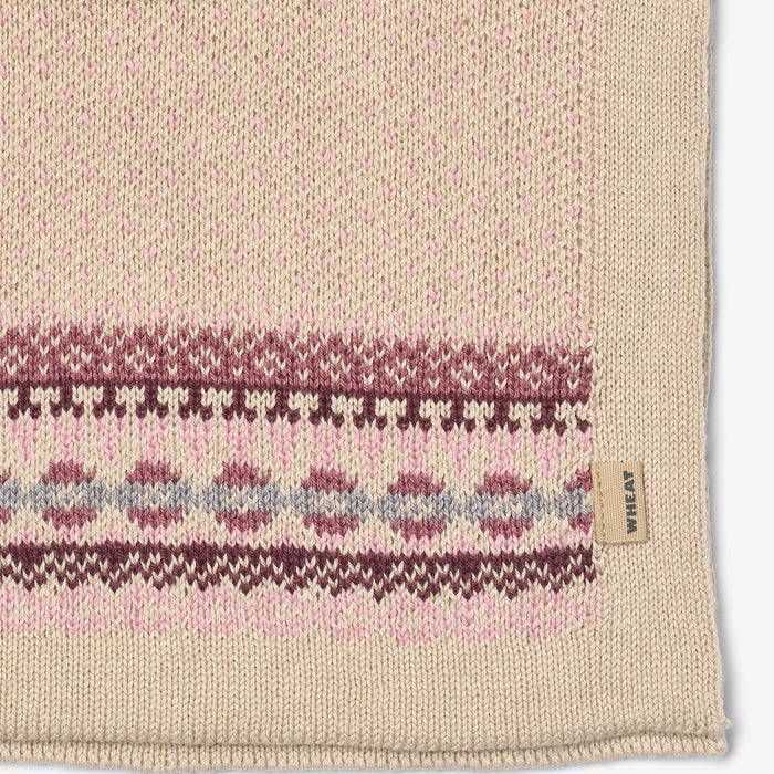 Wheat Outerwear Jacquard Neckwarmer Stoffe Accessory 2026 rose