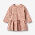 Wheat Main Jersey Dress L/S Bessie Dress 9566 rose dust flower meadow
