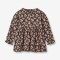 Wheat Main Jersey Dress L/S Eliane Dress 1183 raven anemones