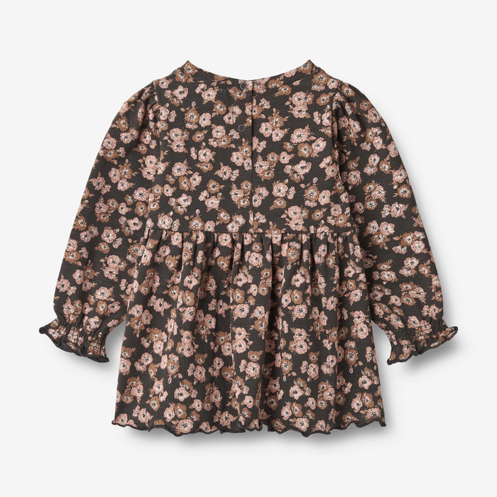 Wheat Main Jersey Dress L/S Eliane Dress 1183 raven anemones
