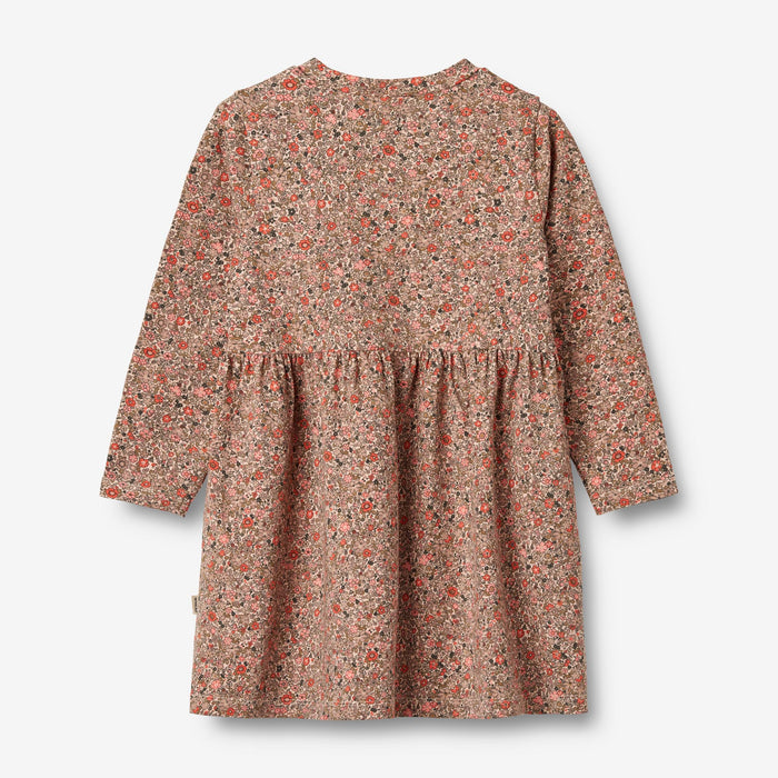 Wheat Main Jersey Dress L/S Sessa Dress 1187 rose flower meadow