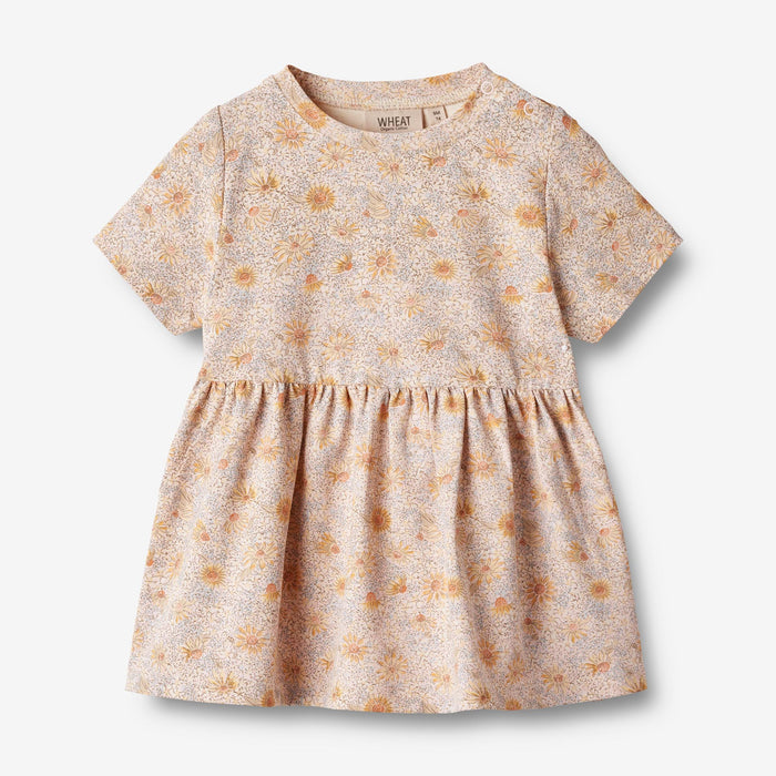 Wheat Main Jersey Dress S/S Anna Dress 9013 coneflowers