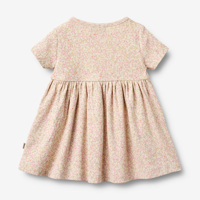 Wheat Main Jersey Dress S/S Nova Dress 9422 coral flowers