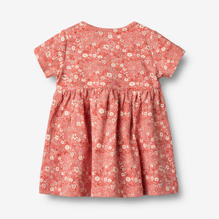 Wheat Main Jersey Dress SS/S Nova Dress 9422 coral flowers