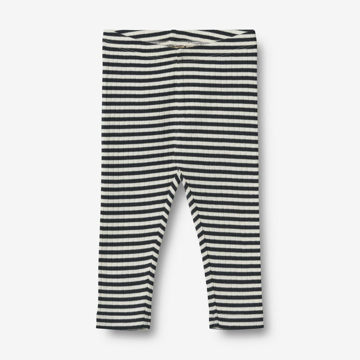 Wheat Main Jersey Leggings Jules Legging 9432 navy rib stripe