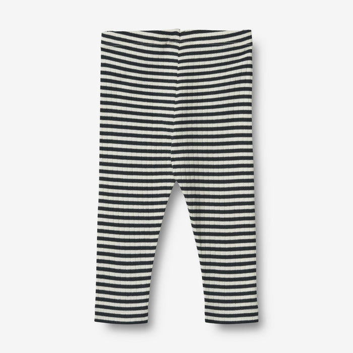 Wheat Main Jersey Leggings Jules Legging 9432 navy rib stripe
