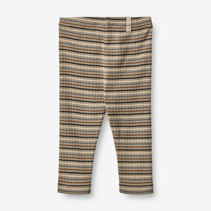 Wheat Main Jersey Leggings Jules | Baby Legging 0181 multi stripe