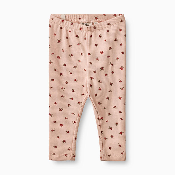 Wheat Main Jersey Leggings Jules | Baby Legging 2359 pink sand flowers