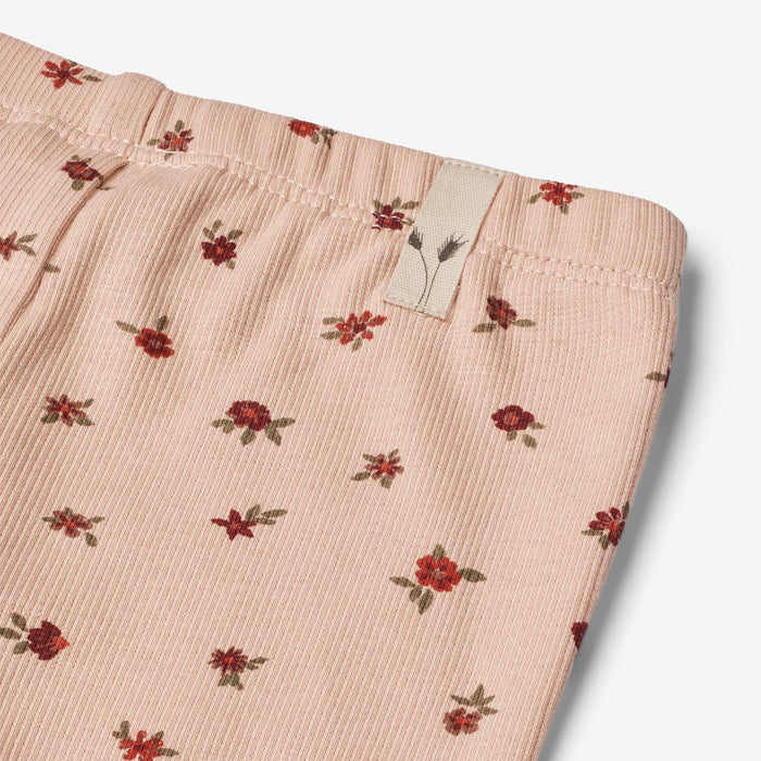 Wheat Main Jersey Leggings Jules | Baby Legging 2359 pink sand flowers