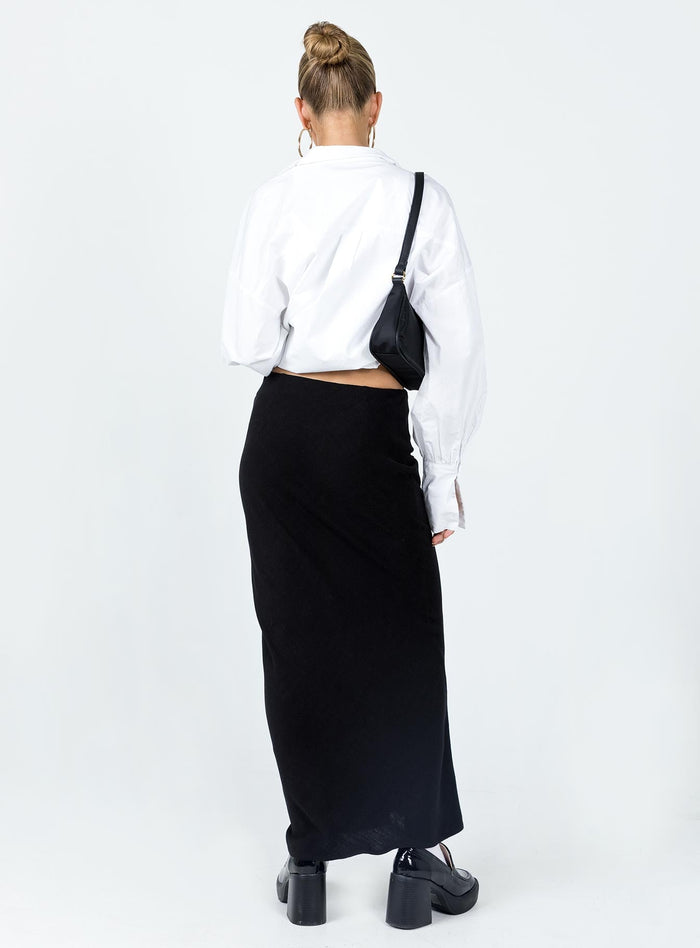 product Jodie Maxi Skirt Black Princess Polly  Maxi