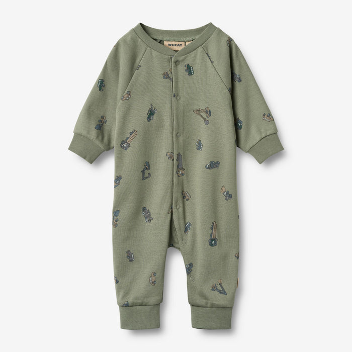 Wheat Main Jumpsuit L/S Lou Jumpsuit 9552 dusty green cars