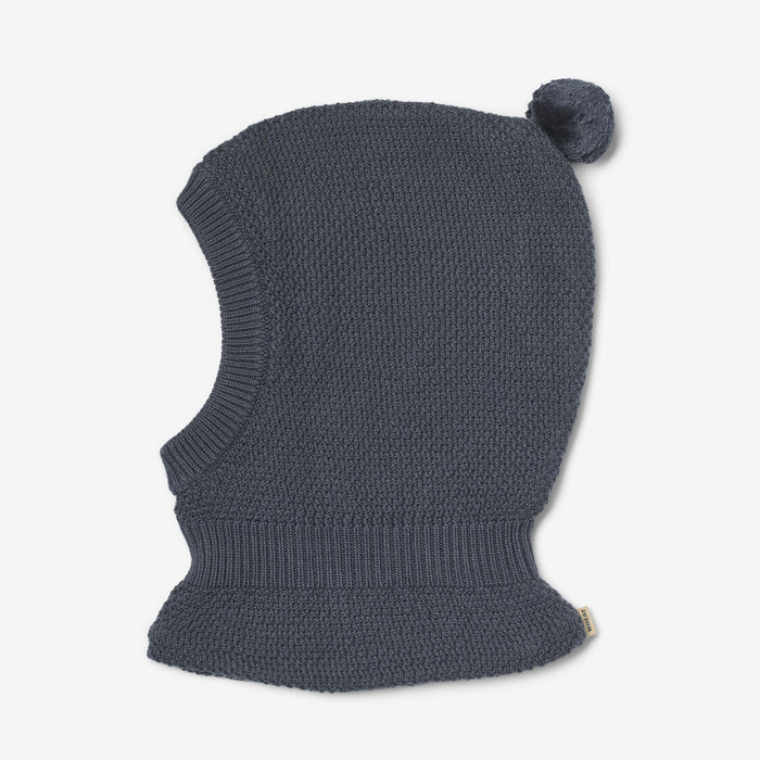 Wheat Outerwear Knit Balaclava Pomi Accessory 1292 greyblue