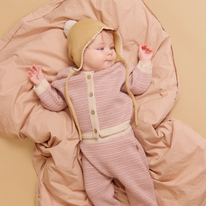Wheat Outerwear Knit Bonnet Pomma Accessory 9730 honey peach
