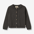 Wheat Main Knit Cardigan Amy Knitted Tops 1180 raven