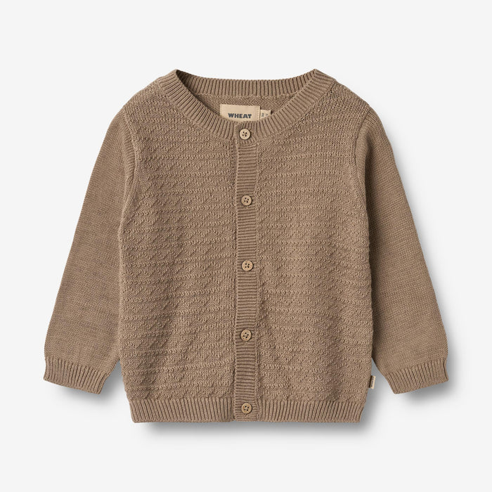 Wheat Main Knit Cardigan Bjørn Cardigan 3239 beige stone