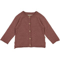 Wheat Main Knit Cardigan Hera Knitted Tops 2110 rose brown