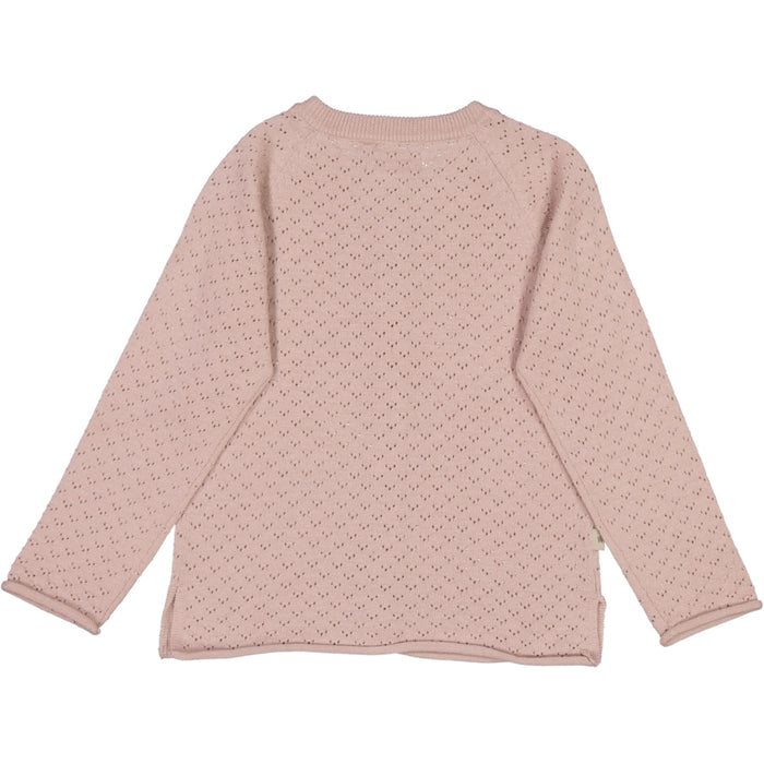 Wheat Main Knit Cardigan Hera Knitted Tops 2487 rose powder