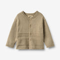 Wheat Main Knit Cardigan L/S Gunnar Cardigan 0070 gravel