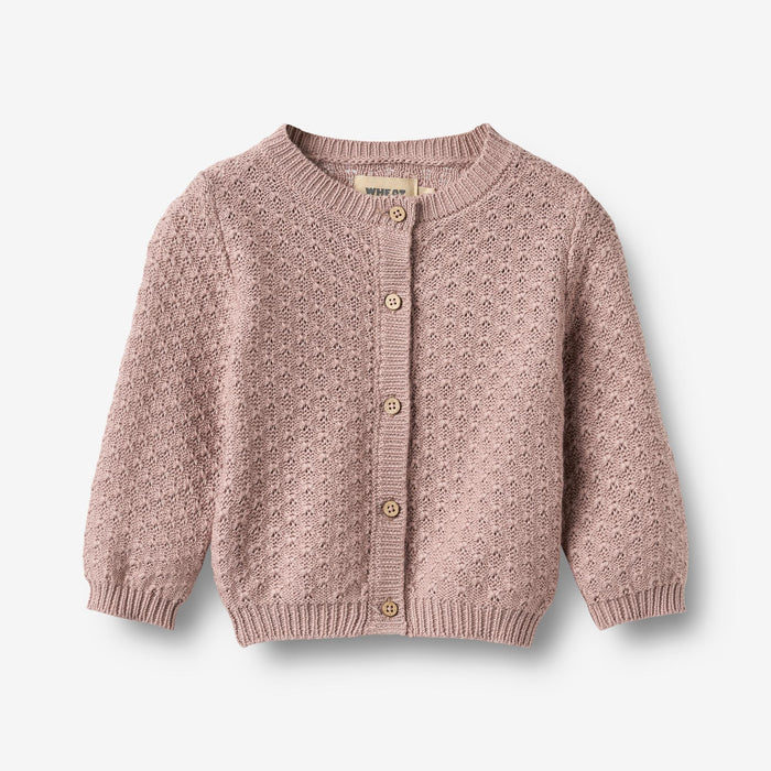 Wheat Main Knit Cardigan Magnella Cardigan 1135 dry rose
