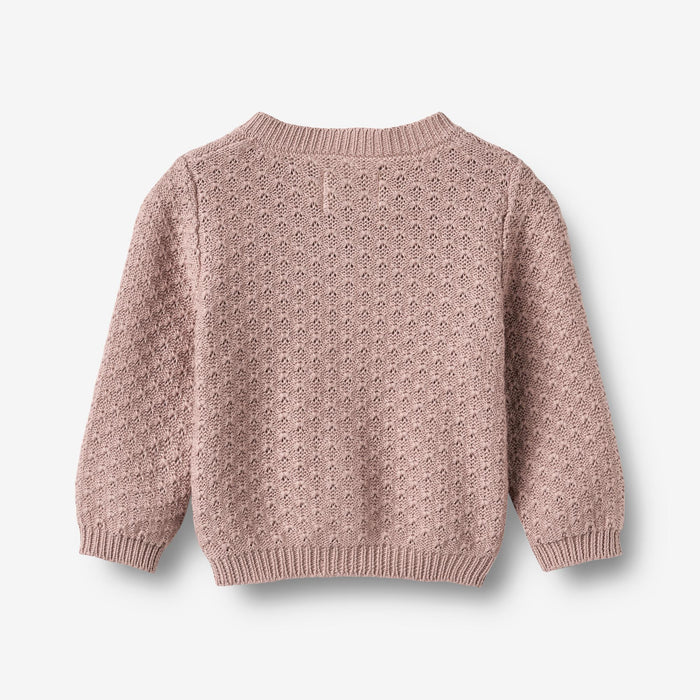 Wheat Main Knit Cardigan Magnella Cardigan 1135 dry rose